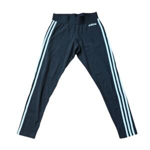 Adidas Black With White Stripe Multisport Tights Women's Size Small
